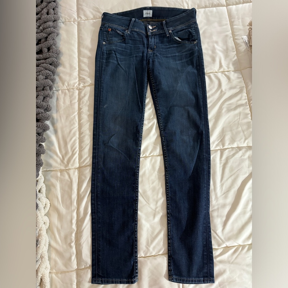 EUC Hudson Collin Mid-Rise Skinny Jean Medium-Dark Wash Size 28